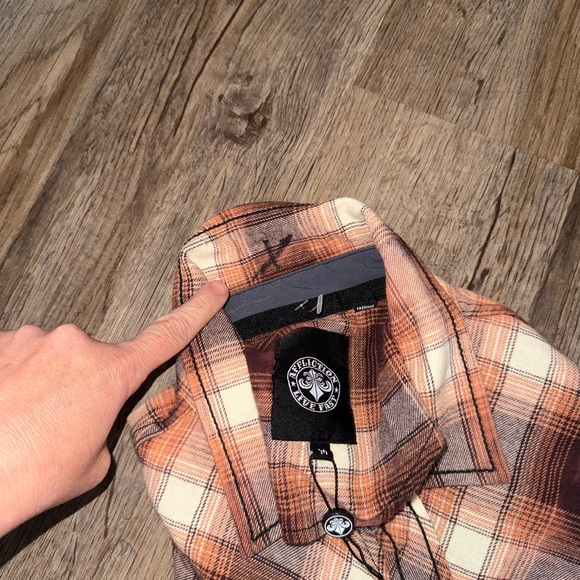 Affliction • Indian Chief Plaid Button Down - Picture 8 of 9
